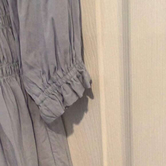 NWOT Light Blue Ruffled Mini Dress - Picture 5 of 7